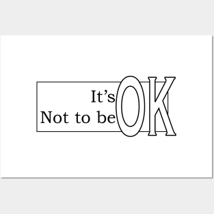 It's OK Not to be OK Posters and Art